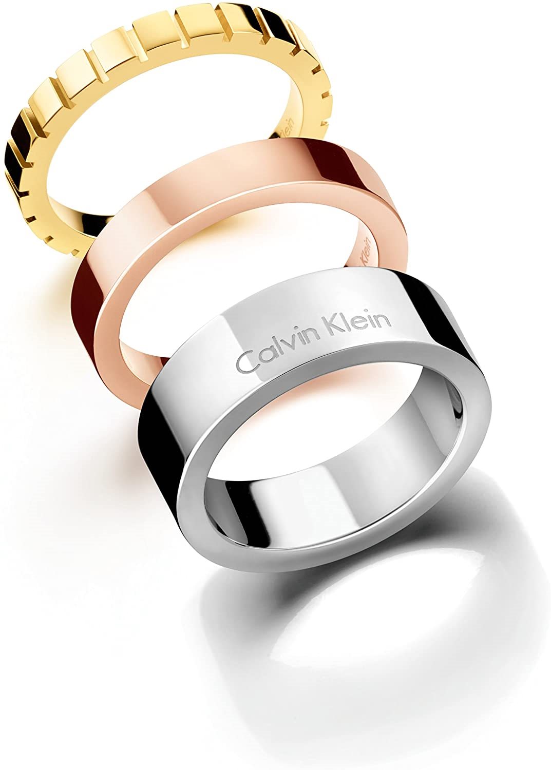 Bague calvin klein femme 3 anneaux hotsell